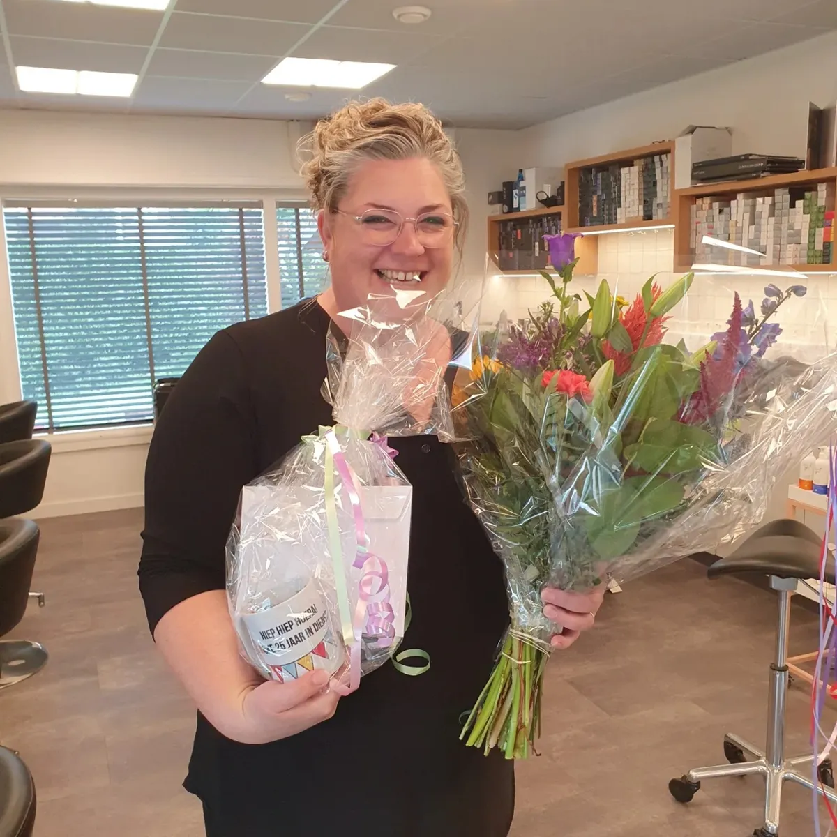 Maike 25 jaar in dienst