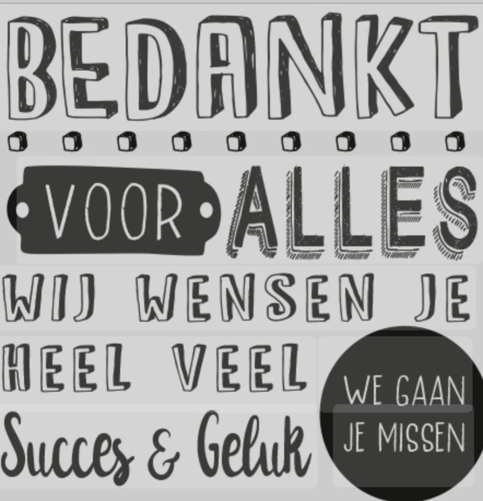 Theresia gaat ons verlaten